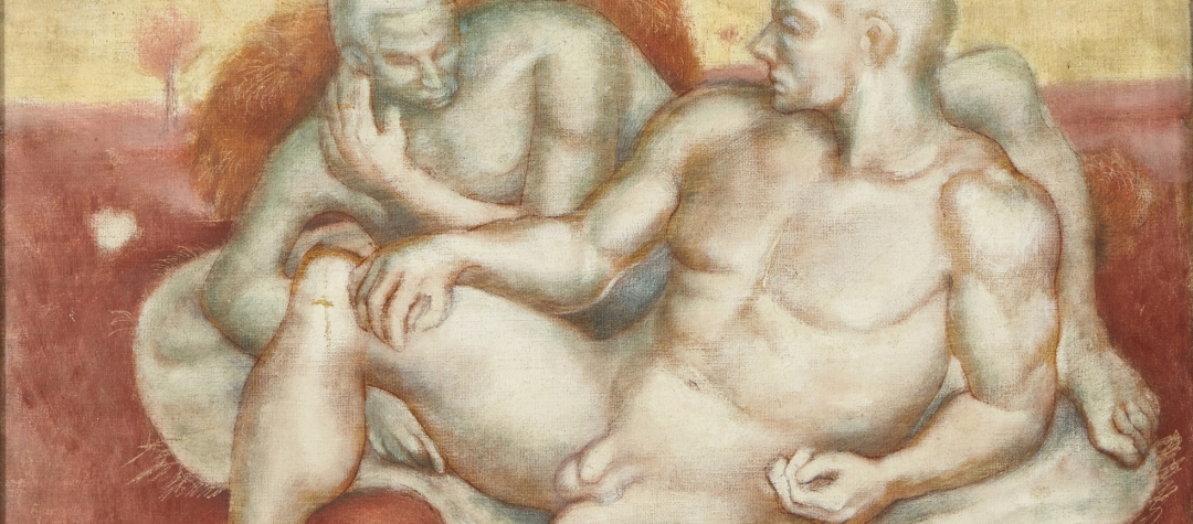 Bernard Perlin, Two Male Nudes