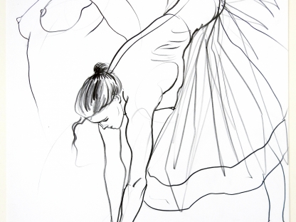 Ballet Dancer by Antonio Lopez