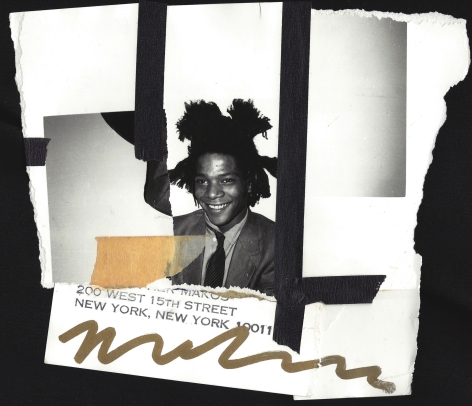 Christopher Makos, Basquiat Collage 1, 1989
