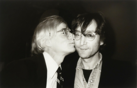 Christopher Makos, Warhol Kissing Lennon